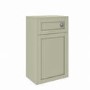 500mm Green Back to Wall Toilet Unit Only - Baxenden