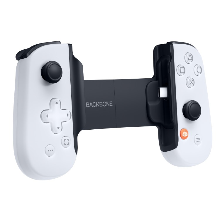 Backbone One - PlayStation Edition USB-C - Mobile Gaming Controller for Android and iPhone 15 Series - 2nd Generation - White