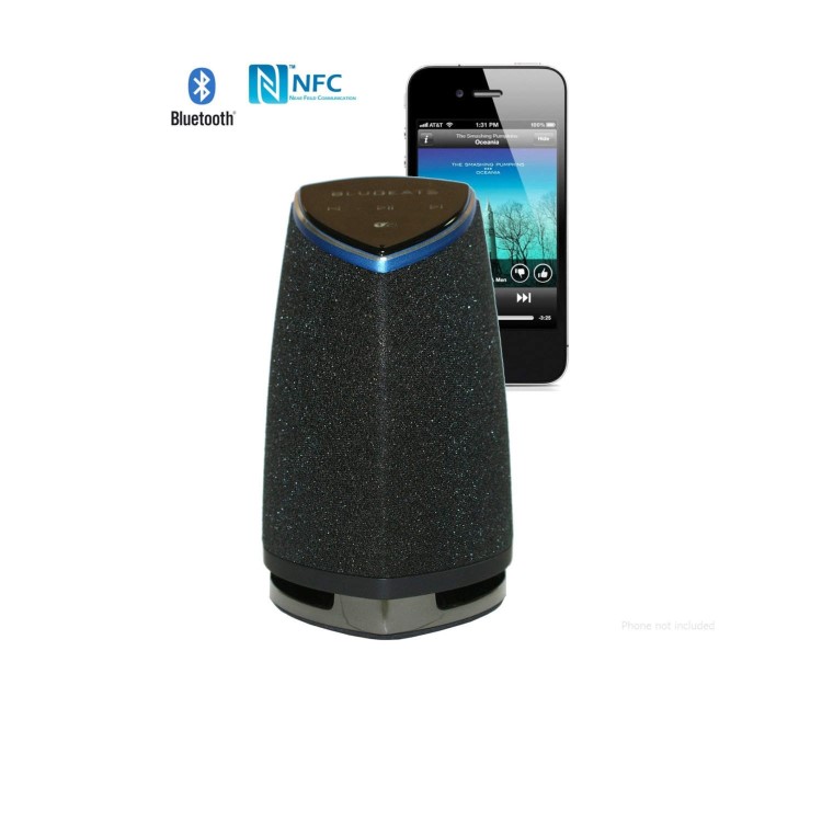BluBeats Tower Bluetooth NFC Wireless Speaker in BLACK