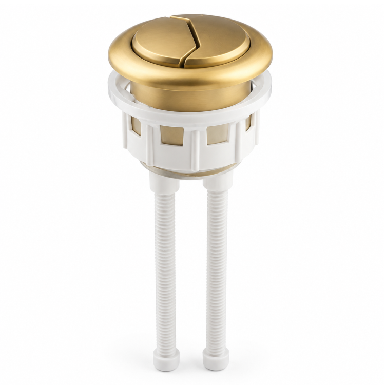 Brushed Brass 38mm Cistern Flush Button - Suitable for Roma Addison Austin Indiana Pendle Portland & Seren