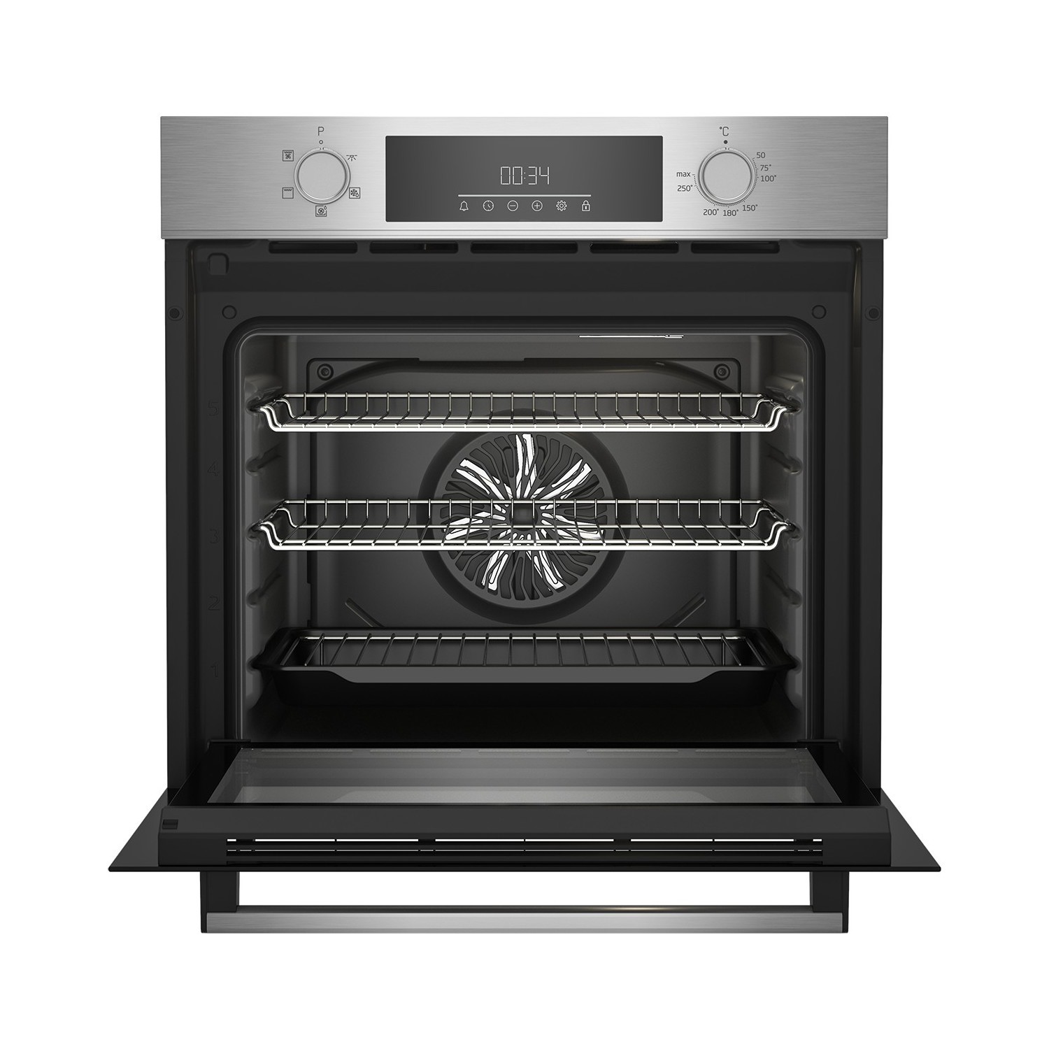 Beko Electric Single Oven Stainless Steel BBAIF22300X Appliances Direct