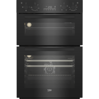 Beko Built-In Electric Double Oven - Black