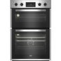 Beko Built-In Electric Double Oven - Stainless Steel
