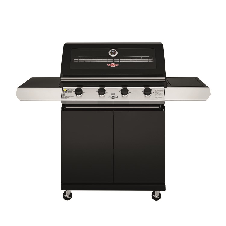 Refurbished Beefeater 1200E Series - 4 Burner Gas BBQ - Black 
