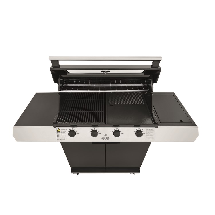 Refurbished Beefeater 1200E Series - 4 Burner Gas BBQ - Black 