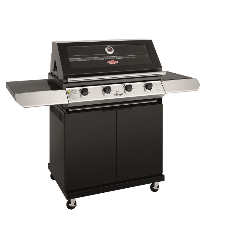Refurbished Beefeater 1200E Series - 4 Burner Gas BBQ - Black 