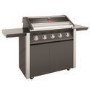 BeefEater 1600E Series - 5 Burner Gas BBQ Grill & Side Burner Trolley - Dark