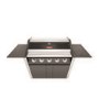 BeefEater 1600E Series - 5 Burner Gas BBQ Grill & Side Burner Trolley - Dark