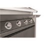 BeefEater 1600E Series - 5 Burner Gas BBQ Grill & Side Burner Trolley - Dark