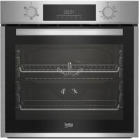 Beko Electric Single Oven with Steam Cleaning and Digital Timer - Stainless Steel