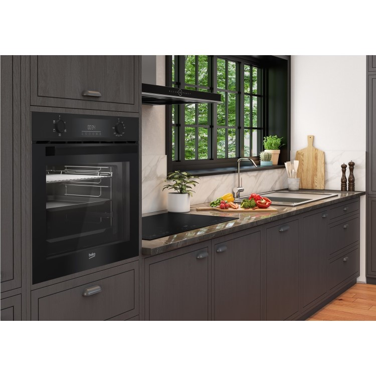 Beko BBIF22300B Electric Fan Single Oven - Black   