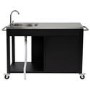 Boss Grill BBQ Serving Trolley with Sink and Utensil Hooks