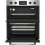 Beko Built Under Electric Double Oven - Stainless Steel