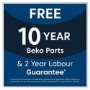 Beko Built Under Electric Double Oven - Stainless Steel
