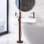 Brushed Bronze Freestanding Bath Shower Mixer Tap - Arissa