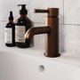 Brushed Bronze Mono Basin Mixer Tap - Arissa