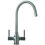 Kitchen Solutions BC1017 BC1018 Cristol Dual Flow Mono Mixer Tap Brushed Steel