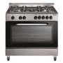 BAUMATIC BC391.2TCSS Single Cavity 90cm Dual Fuel Range Cooker - Stainless Steel