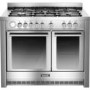 Baumatic BCD1025SS Twin Cavity 100cm Dual Fuel Range Cooker Stainless Steel