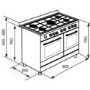 Baumatic BCD925BL Twin Cavity 90cm Dual Fuel Range Cooker - Black