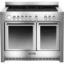 Baumatic BCE1025SS Twin Cavity 100cm Electric Range Cooker With Ceramic Hob - Stainless Steel