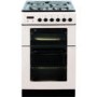 Baumatic BCE520W Dual Cavity 50cm Electric Cooker - White