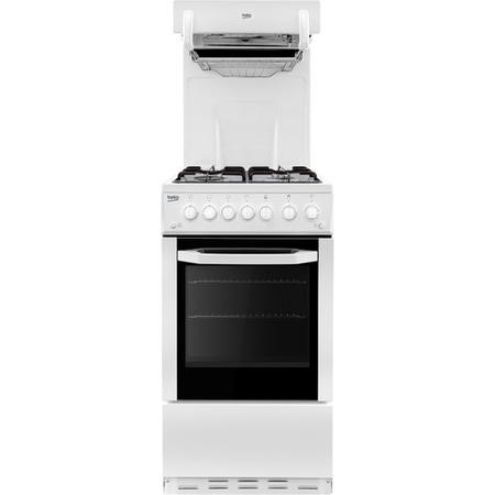 Beko BCEG501W 50cm Single Oven Gas Cooker With Eye Level Grill White Appliances Direct