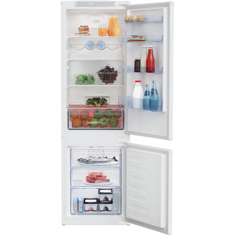 Refurbished Beko BCFD4V73 Integrated 262 Litre 70/30 Frost Free Fridge Freezer White