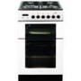 Baumatic BCG520W Dual Cavity 50cm Gas Cooker White