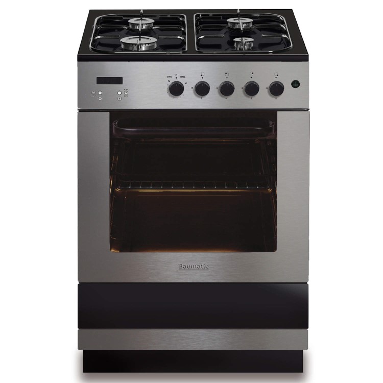 Baumatic BCG605SS 60cm Gas Cooker - Stainless Steel