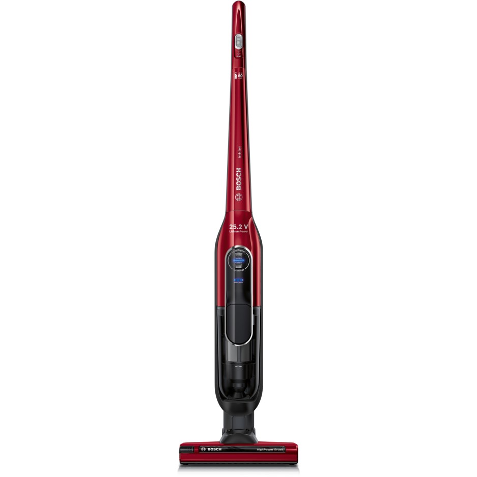 Bosch BCH625K2GB Athlet 25.2V Cordless Vacuum Cleaner Red