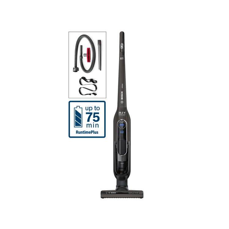 Bosch BCH65MGKGB Athlet 25.2V Black Cordless Upright Vacuum Cleaner