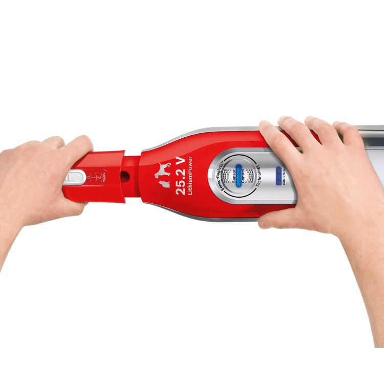 Bosch BCH6PETGB Athlet Animal Upright Cordless Vacuum Cleaner 0.9 L - Tornado Red