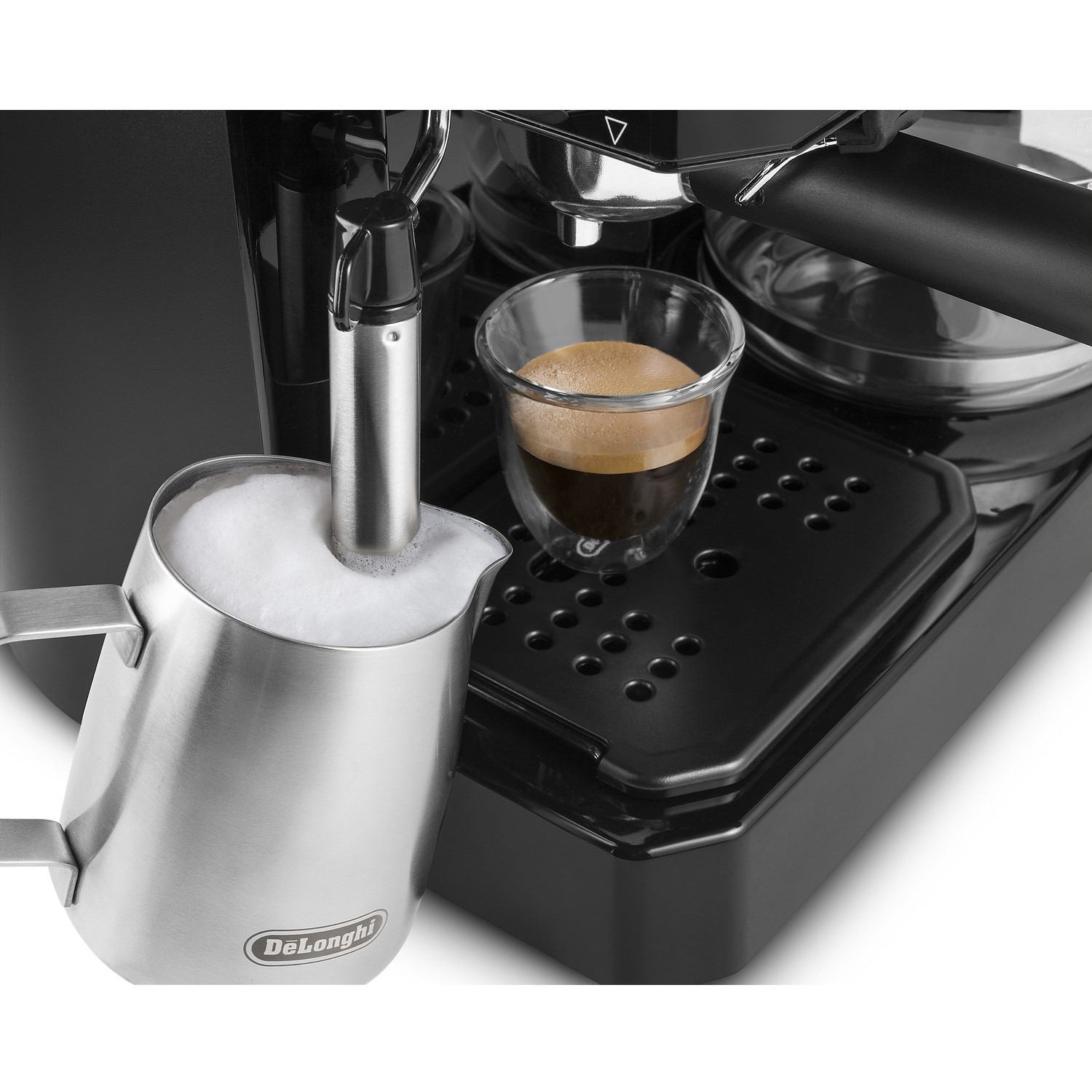 Delonghi BCO411.B Combined Espresso & Filter Coffee Machine Black