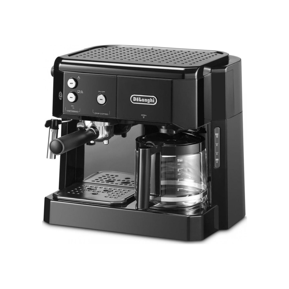 Delonghi BCO411.B Combined Espresso & Filter Coffee Machine Black