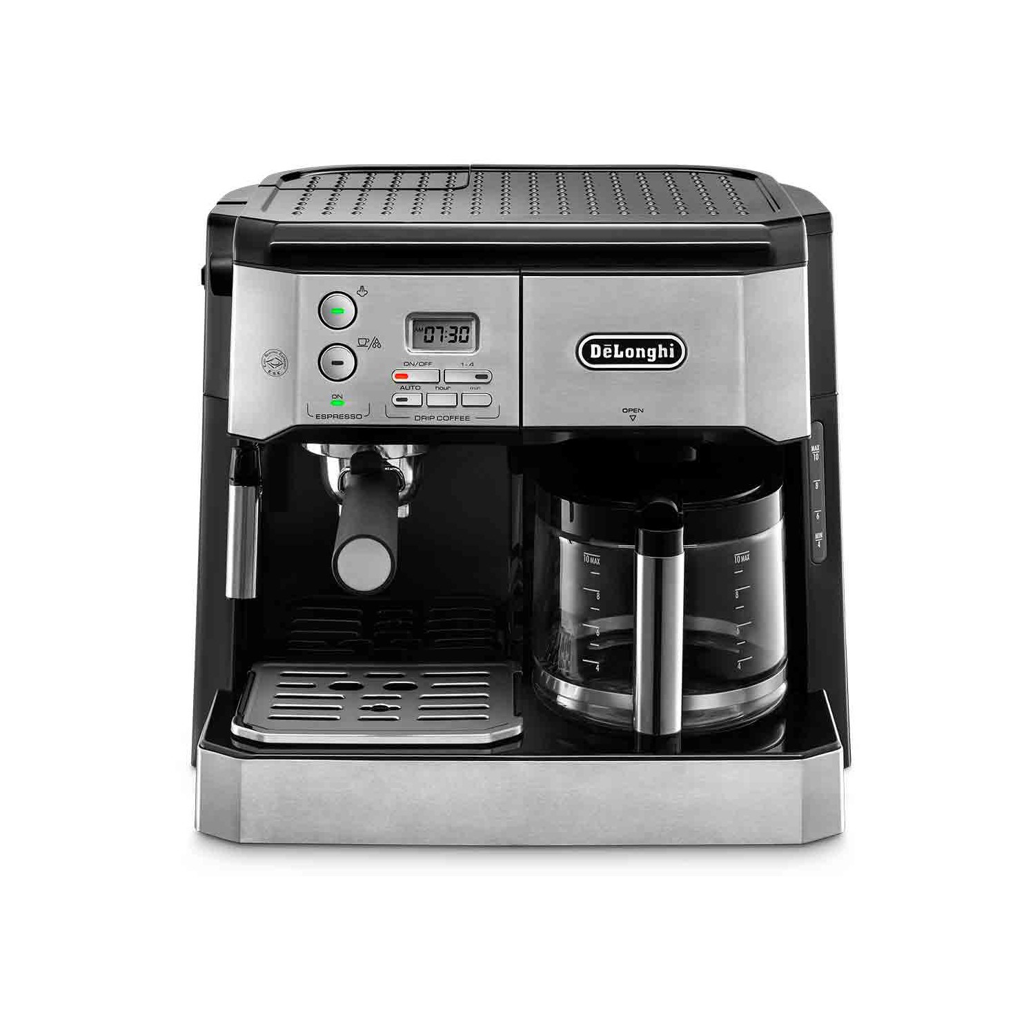 Refurbished Delonghi BCO431.S Combined Espresso & Filter Coffee Machine Stainless Steel