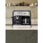 Delonghi Combined Espresso & Filter Coffee Machine - Stainless Steel