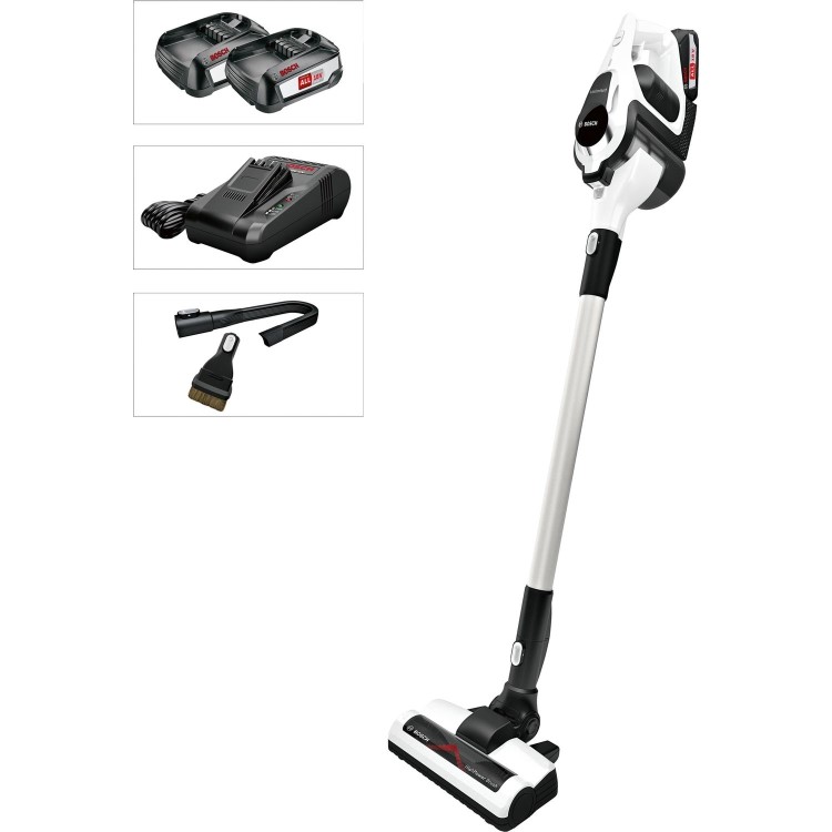 Bosch BCS122GB Cordless Upright Vacuum Cleaner - White