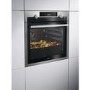 GRADE A2 - AEG BCS551020M SteamBake Multifunction Electric Single Oven Stainless Steel