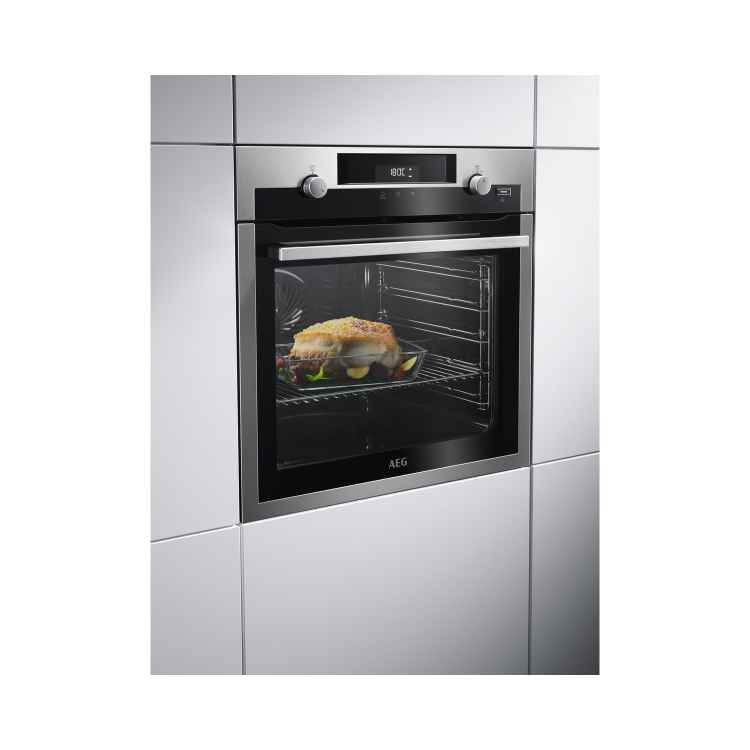 Refurbished AEG BCS556020M 60cm Single Built In Electric Oven