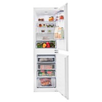 GRADE A2 - Beko BCSD150 54cm Wide 50-50 Integrated Upright Fridge Freezer - White