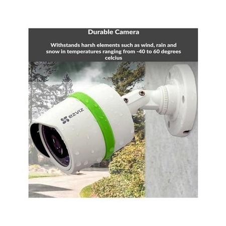 EZVIZ CCTV System - 8 Channel 1080p DVR with 4 x 1080p Cameras with 30m Night Vision & 1TB HDD 