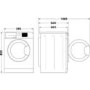 Indesit 10kg Wash 7kg Dry 1600rpm Freestanding Washer Dryer - White