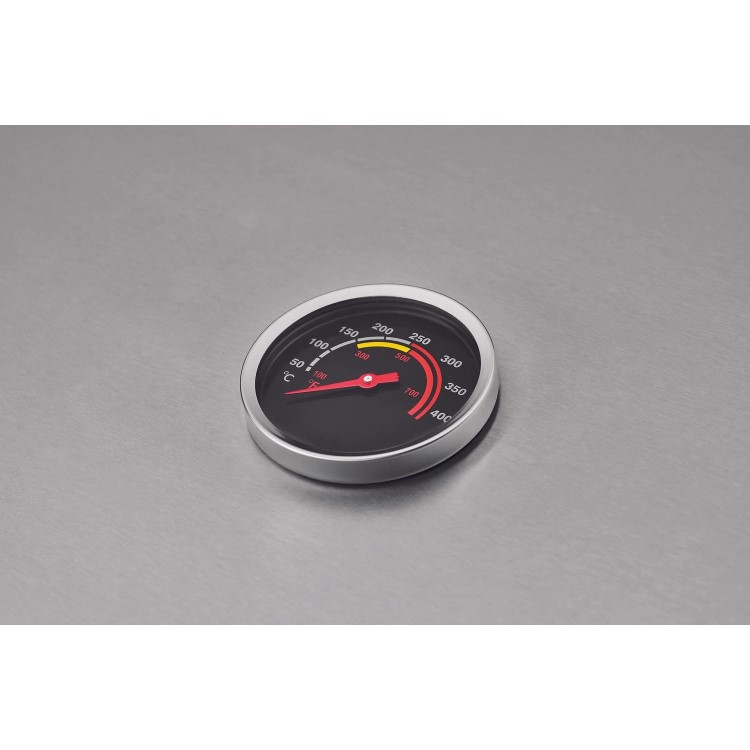 BeefEater 1500 Series - 4 Burner Gas BBQ Grill & Side Burner Trolley - Silver