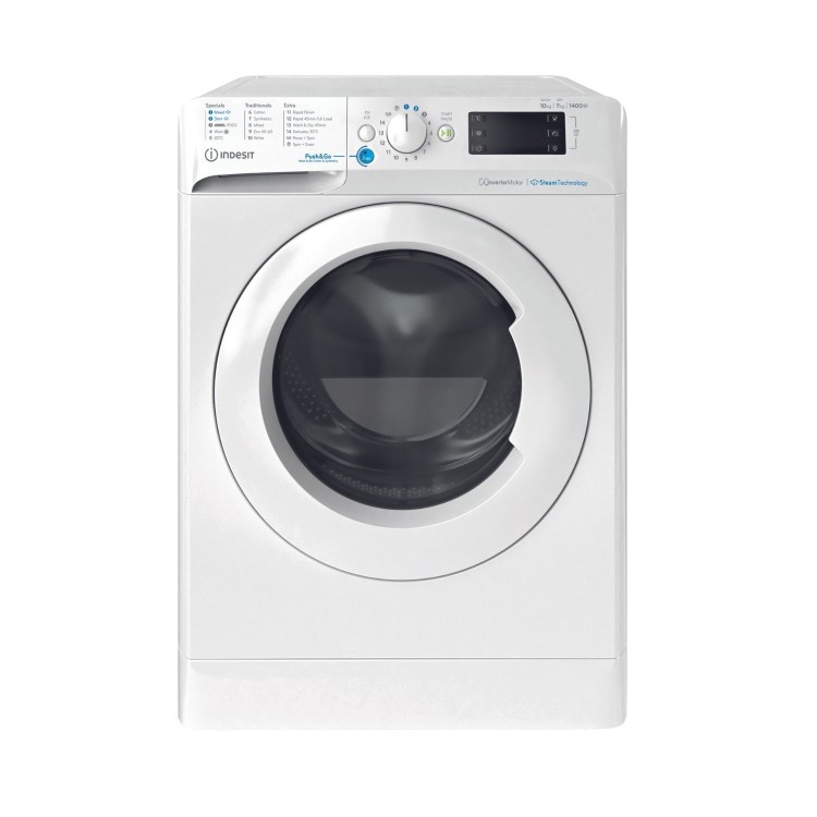 Indesit Push&Go 10kg Wash 7kg Dry 1400rpm Washer Dryer - White