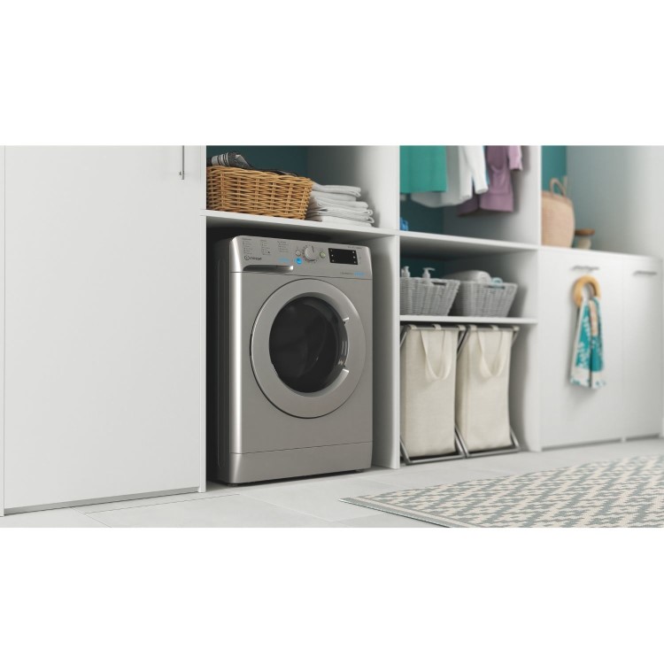 Indesit 8kg Wash 6kg Dry 1400rpm Washer Dryer - Silver