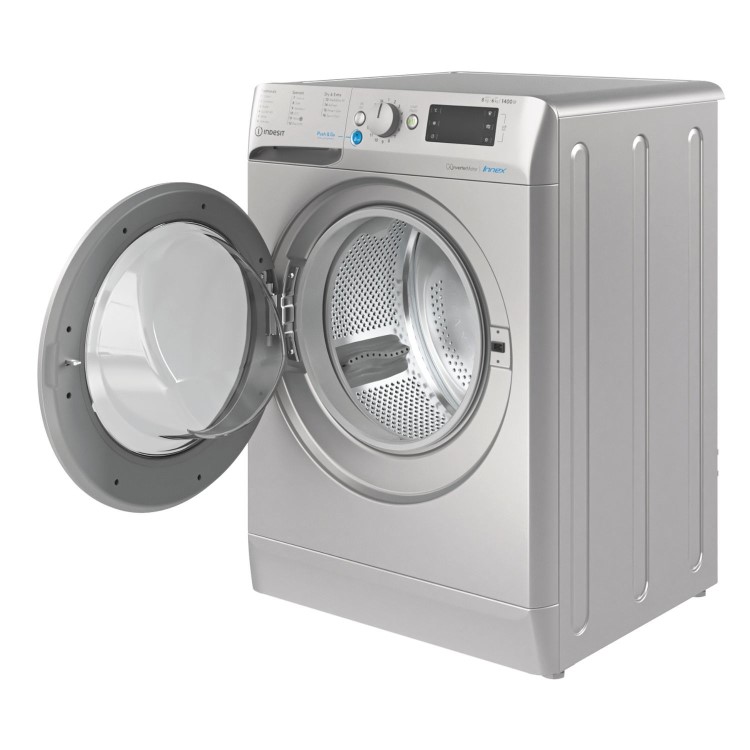 Indesit 8kg Wash 6kg Dry 1400rpm Washer Dryer - Silver