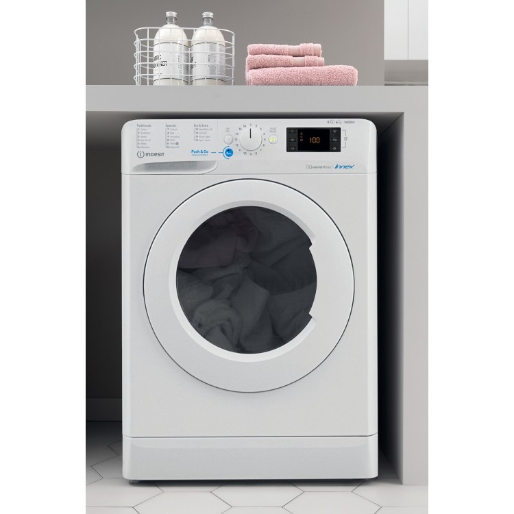 Indesit 8kg Wash 6kg Dry 1400rpm Washer Dryer - White