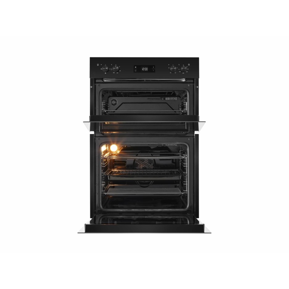 Beko BDF22300B Large Capacity Electric Built In Double Oven Black