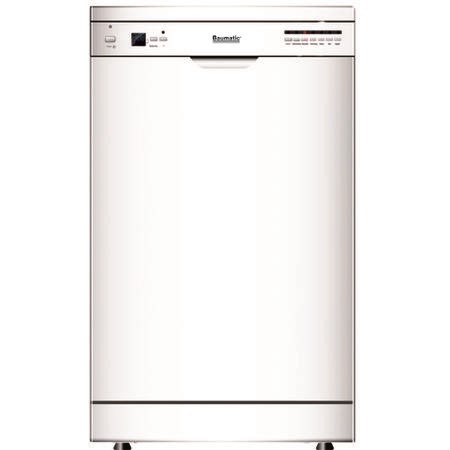GRADE A3 Baumatic BDF465W Slimline 45cm Freestanding Dishwasher